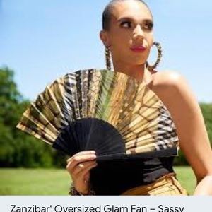 Sassy Jones Zanzibar oversized fan